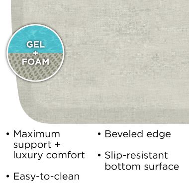 GelPro&reg; Elite 20-Inch x 36-Inch Woven Greystone Floor Mat. View a larger version of this product image.