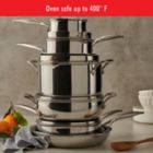 Alternate image 6 for ZWILLING&reg; Energy Plus Nonstick Stainless Steel 10-Piece Cookware Set in Graphite Grey