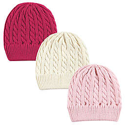 Hudson Baby® Knitted Beanie and Gloves 3-Piece Set