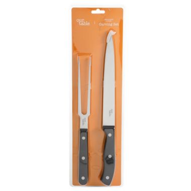 Our Table&trade; 2-Piece Triple Rivet Carving Set. View a larger version of this product image.