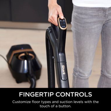 Shark&reg; Vertex &trade; Bagless Corded Canister Vacuum in Black/Copper. View a larger version of this product image.