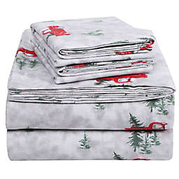 EnvioHome™ Truck and Tree Flannel Sheet Set