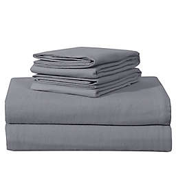 EnvioHome™ Solid Flannel Sheet Set