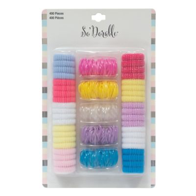 400-Count Multi-Pack Elastic Ponytail Holders