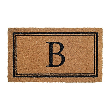Simply Essential&trade; 16&quot;x28&quot; Monogram Letter &quot;B&quot; Coir Door Mat Insert. View a larger version of this product image.