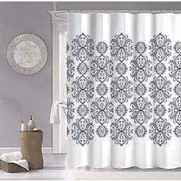 Dainty Home 70-Inch x 72-Inch Royale Shower Curtain in Navy