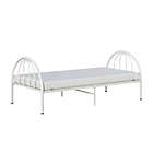 Alternate image 0 for Rack Furniture Brooklyn Metal Twin Bed in White