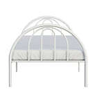 Alternate image 3 for Rack Furniture Brooklyn Metal Twin Bed in White