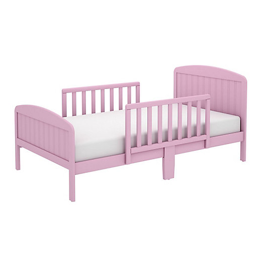 Alternate image 1 for Rack Furniture Harrisburg Wood Toddler Bed in Pink