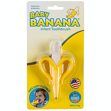 Baby Banana&reg; Bendable Training Toothbrush for Infants. View a larger version of this product image.