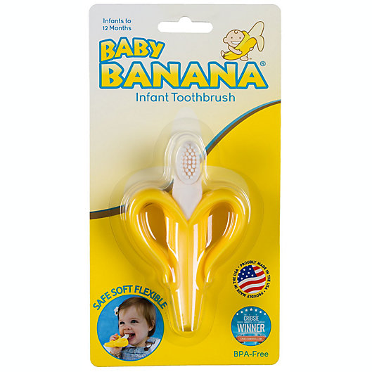 Alternate image 1 for Baby Banana® Bendable Training Toothbrush for Infants