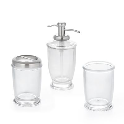 Everhome&trade; Traditional Charm Glass Bathroom Accessory Collection