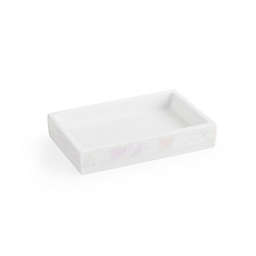Everhome™ Capiz Stripe Soap Dish in White