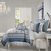 J. Queen New York&trade; Chelsea 2-Piece Twin/Twin XL Quilt Set in Blue