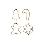 Bee &amp; Willow&trade; Assorted Holiday Cookie Cutter in Gold