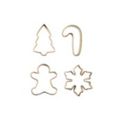 Bee &amp; Willow&trade; Assorted Holiday Cookie Cutter in Gold
