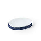 Alternate image 0 for Everhome&trade; Beaded Striped Soap Dish in White/Blue