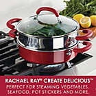 Alternate image 3 for Rachael Ray&trade; Create Delicious Nonstick 3-Piece Steamer Set in Red