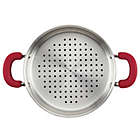 Alternate image 7 for Rachael Ray&trade; Create Delicious Nonstick 3-Piece Steamer Set in Red
