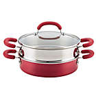 Alternate image 0 for Rachael Ray&trade; Create Delicious Nonstick 3-Piece Steamer Set in Red