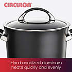 Alternate image 3 for Circulon&reg; Symmetry&trade; Nonstick Hard Anodized 14-Inch Open Stir Fry Pan in Black