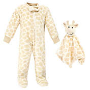 Hudson Baby&reg; Plush Sleep &amp; Play Footie and Security Blanket/Toy in Giraffe