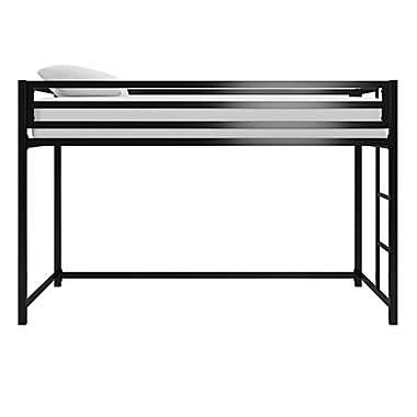 EveryRoom Mason Twin Loft Bed in Black. View a larger version of this product image.