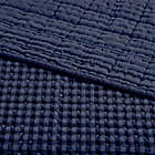 Alternate image 5 for Levtex Home Mills Waffle 3-Piece King Quilt Set in Navy