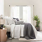 Alternate image 1 for Levtex Home Mills Waffle 3-Piece King Quilt Set in Charcoal