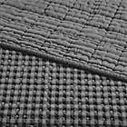 Alternate image 5 for Levtex Home Mills Waffle 3-Piece King Quilt Set in Charcoal
