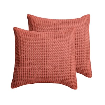 Mills Waffle Euro Sham Set - Two Euro Shams - Levtex Home
