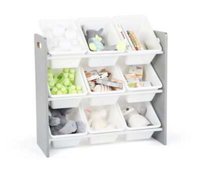 Humble Crew Kids Toy Storage Organizer in Grey/White