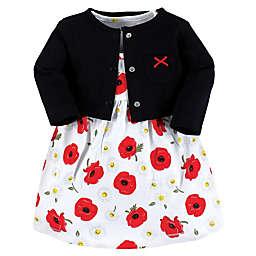 Hudson Baby® Size 6-9M Daisy Dress & Cardigan Set