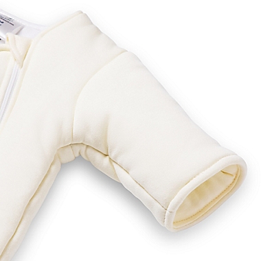 Baby Merlin&reg; Size 3-6M Magic Sleepsuit Wearable Blanket in Cream. View a larger version of this product image.