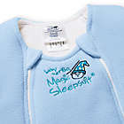 Alternate image 4 for Baby Merlin&reg; Size 6-9M Microfleece Baby Sleepsuit Wearable Blanket in Blue