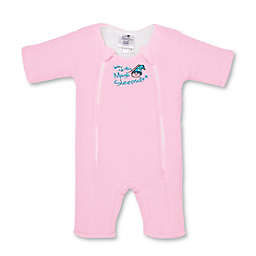 Baby Merlin® Size 3-6M Microfleece Baby Sleepsuit Wearable Blanket in Pink
