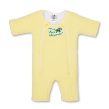 Baby Merlin&reg; Size 3-6M Microfleece Baby Sleepsuit Wearable Blanket in Yellow. View a larger version of this product image.