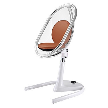 MIMA Moon 2G High Chair in White/Camel. View a larger version of this product image.