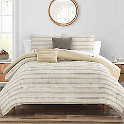 Highline Bedding Co. Judson 5-Piece Reversible King Comforter Set in Linen