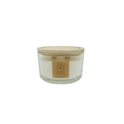 Bee &amp; Willow&trade; Ocean Mist 14 oz. Wood Wick Candle with Wooden Lid