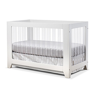SorelleFurniture Uptown Panel Crib in White. View a larger version of this product image.