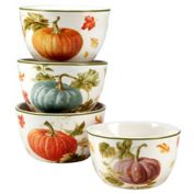 Certified International Autumn Harvest Ice Cream Bowls (Set of 4)