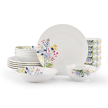 Studio Nova Flower Meadow 18-Piece Dinnerware Set in White. View a larger version of this product image.