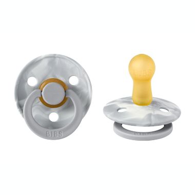 BIBS&reg; 0-6M 2-Pack Colour Tie-Dye Pacifiers in Ivory. View a larger version of this product image.