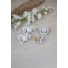Alternate image 2 for BIBS&reg; Couture 0-6M 2-Pack Silicone Pacifiers in Haze