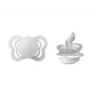 Alternate image 0 for BIBS&reg; Couture 0-6M 2-Pack Silicone Pacifiers in Haze