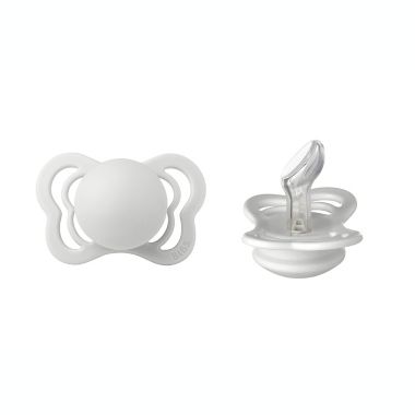 BIBS&reg; Couture 0-6M 2-Pack Silicone Pacifiers in Haze. View a larger version of this product image.