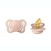 BIBS&reg; Couture 0-6M 2-Pack Latex Pacifiers in Blush