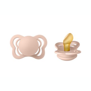 BIBS&reg; Couture 0-6M 2-Pack Latex Pacifiers in Blush. View a larger version of this product image.
