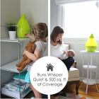 Alternate image 3 for Crane Ultrasonic Cool-Mist Drop Shape Humidifier in Green